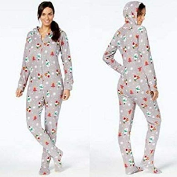 Family PJ Onesie “Happy Gnomes" Women's - Picture 3 of 4